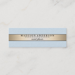 Carte De Visite Mini Faux Gold Foil moderne