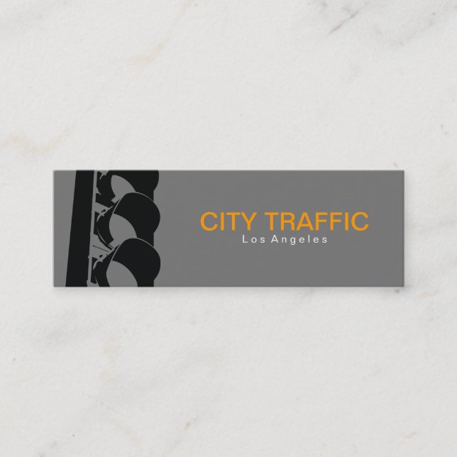 Carte De Visite Mini Feu de trafic (Devant)