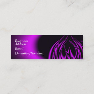 Carte De Visite Mini Flamme pourpre