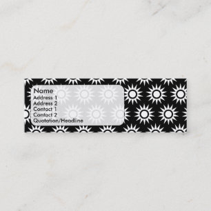 Carte De Visite Mini fleurs