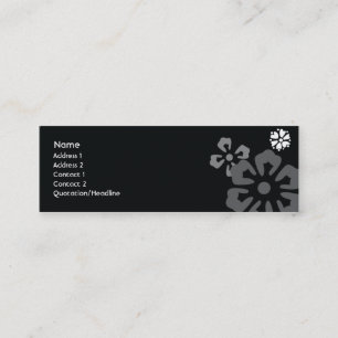 Carte De Visite Mini Fleurs - Splendeurs