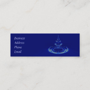 Carte De Visite Mini Fontaine bleue