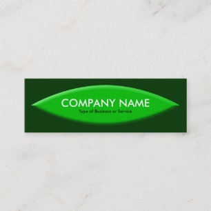 Carte De Visite Mini Forme de bateau - Vert avec Vert foncé
