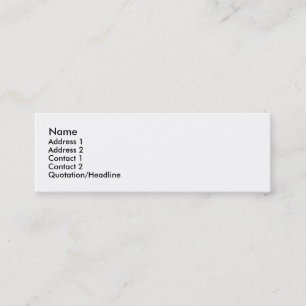 Carte De Visite Mini Formes de diamant
