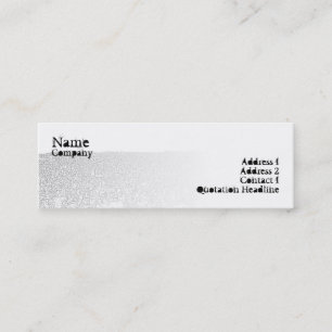 Carte De Visite Mini Foule punk - maigre