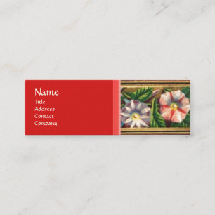 CARTE DE VISITE MINI GLOIRE DU MATIN ET BERRIES ROUGES