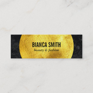 Carte De Visite Mini Gold Embellish II   Noir