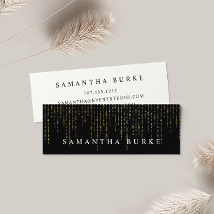 Carte De Visite Mini Gold Marquee