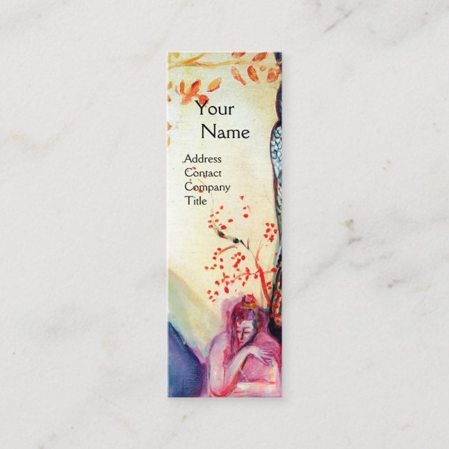 Carte De Visite Mini GOLDEN DREAM Yoga Instructeur, Méditation, Jardin  (Devant)