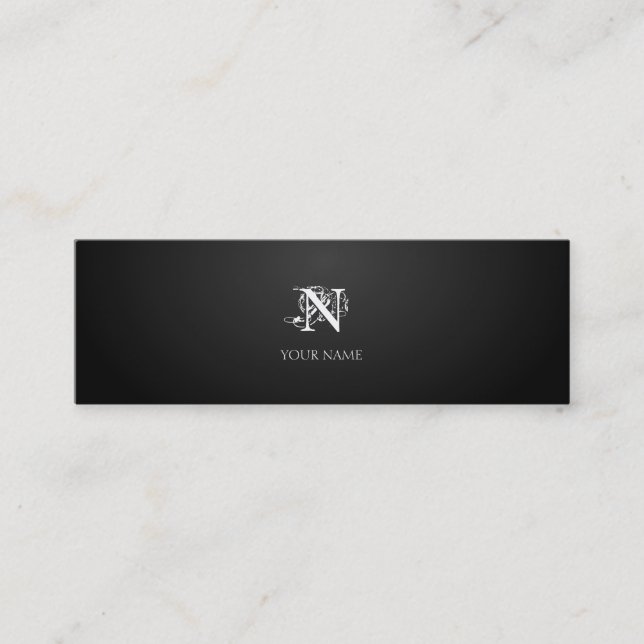 Carte De Visite Mini Graphite Nouveau Small (Devant)