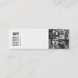 Carte De Visite Mini Grille - maigre
