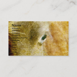 Carte De Visite Mini Grunge Filaire À Oeil Bleu