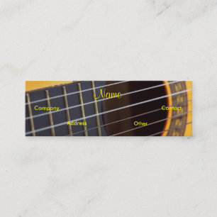 Carte De Visite Mini Guitariste