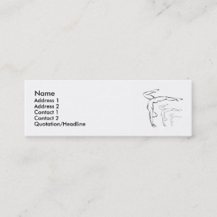 Carte De Visite Mini Gymnastique