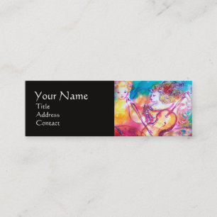 CARTE DE VISITE MINI HARMONY TRIO MUSIQUE PRINTEMPS CONCERT