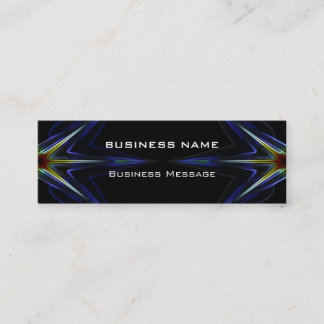 Carte De Visite Mini Hi Tech Neon Futuristic
