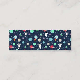 Carte De Visite Mini Illustration de motif spatial