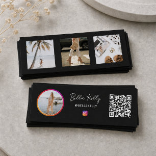 Carte De Visite Mini Influenceur des médias sociaux de photo Instagram 