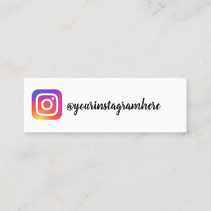 Carte De Visite Mini instagram