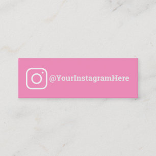 Carte De Visite Mini Instagram