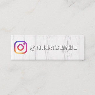 Carte De Visite Mini Instagram Social Media Influencer