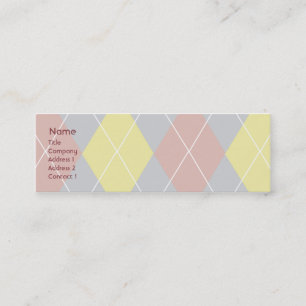 Carte De Visite Mini Jacquard - maigre