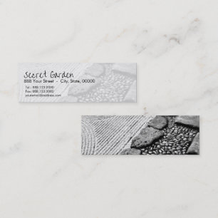 Carte De Visite Mini Jardin zen et Abstrait