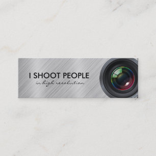 Carte De Visite Mini Je tire des personnes - photographe