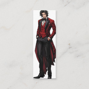 Carte De Visite Mini Joli Anime Gothique