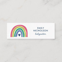 Jolie Rainbow Pink Navy Green Boho Babysitter