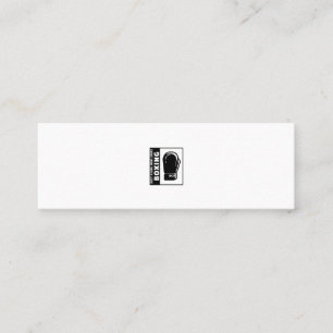 Carte De Visite Mini juste une fille qui aime la boxe