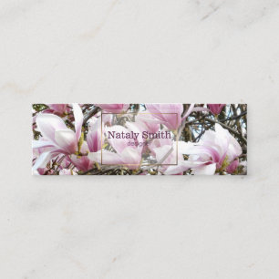 Carte De Visite Mini La fleur de magnolia est le ressort
