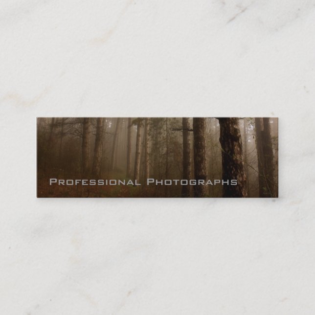 Carte De Visite Mini La forêt (Devant)