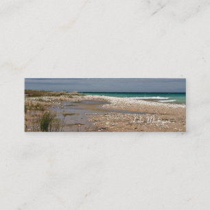 Carte De Visite Mini La rive du lac Michigan