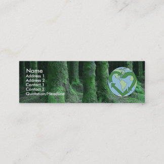 Carte De Visite Mini La terre vivante amicale