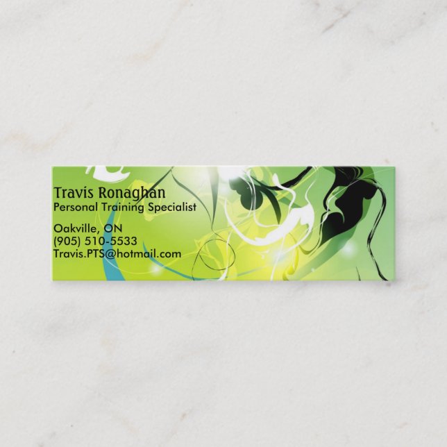 Carte De Visite Mini la vie, formation personnelle (Devant)