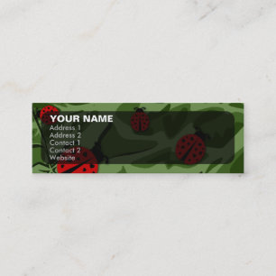 Carte De Visite Mini ladybugz.