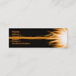Carte De Visite Mini Laser orange