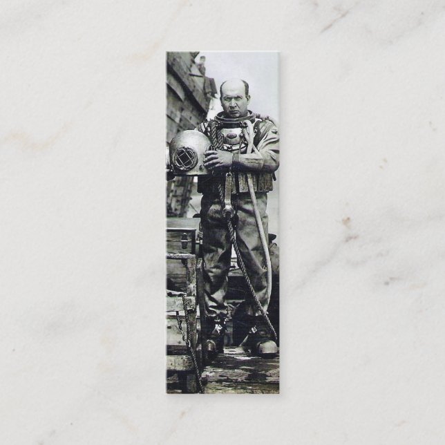 Carte De Visite Mini Le plongeur (Devant)