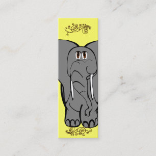 Carte De Visite Mini Les éléphants n'oublient jamais