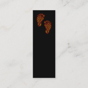 Carte De Visite Mini Les orteils tribaux