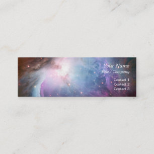 Carte De Visite Mini L'espace de pourpre de nébuleuse d'Orion