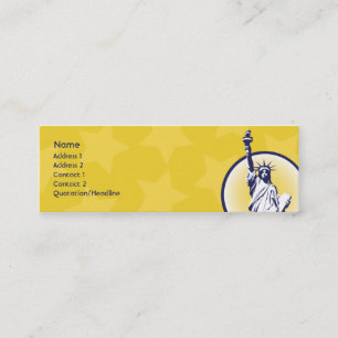 Carte De Visite Mini Libertaire - maigre
