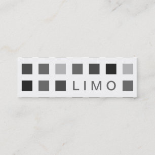 Carte De Visite Mini LIMO (carrés modernes)