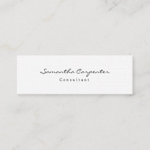 Carte De Visite Mini Linge Attrayant Design Simple Simple Minimaliste