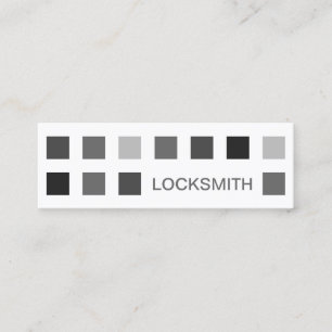 Carte De Visite Mini LOCKSMITH (carrés mod)