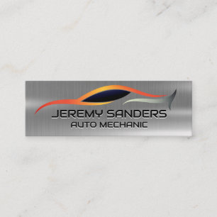 Carte De Visite Mini Logo de réparation automatique Services de voitu