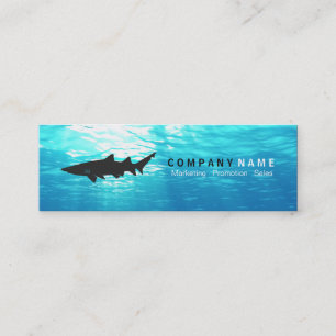 Carte De Visite Mini Logo requin Ocean Water
