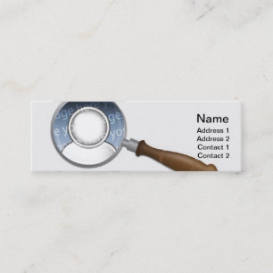 Carte De Visite Mini Loupe