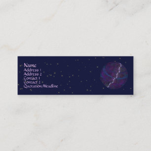Carte De Visite Mini Lune froide de chêne